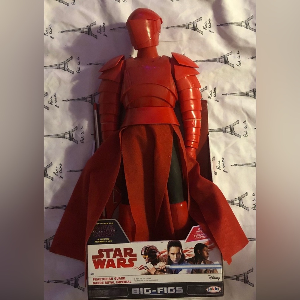 Star Wars Big Figs Praetorian Guard Red 18” Tall The Last Jedi Disney 2017 NIB
